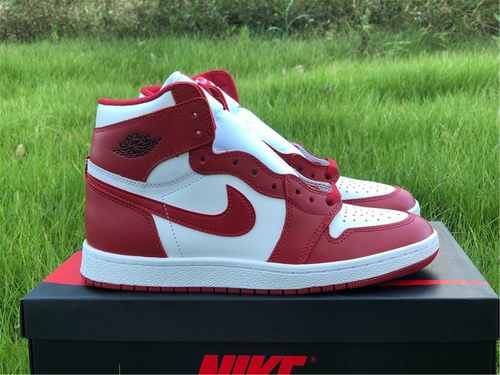 Upgrade pure original version_ AJ1 high -top_ reversing white and red Chicago. _ CQ4921 601. Full code shipment 40--47.5-a2f608e9